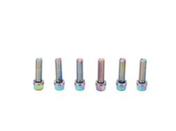 Tornillos Para Jaula De Botella De Agua M5x23mm Coloridos Para Fijar Extremos Del Manillar