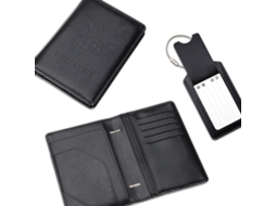 Capa Protetora Para Passaporte(preta) Com Bloqueio Rfid Proteção Em Viagens