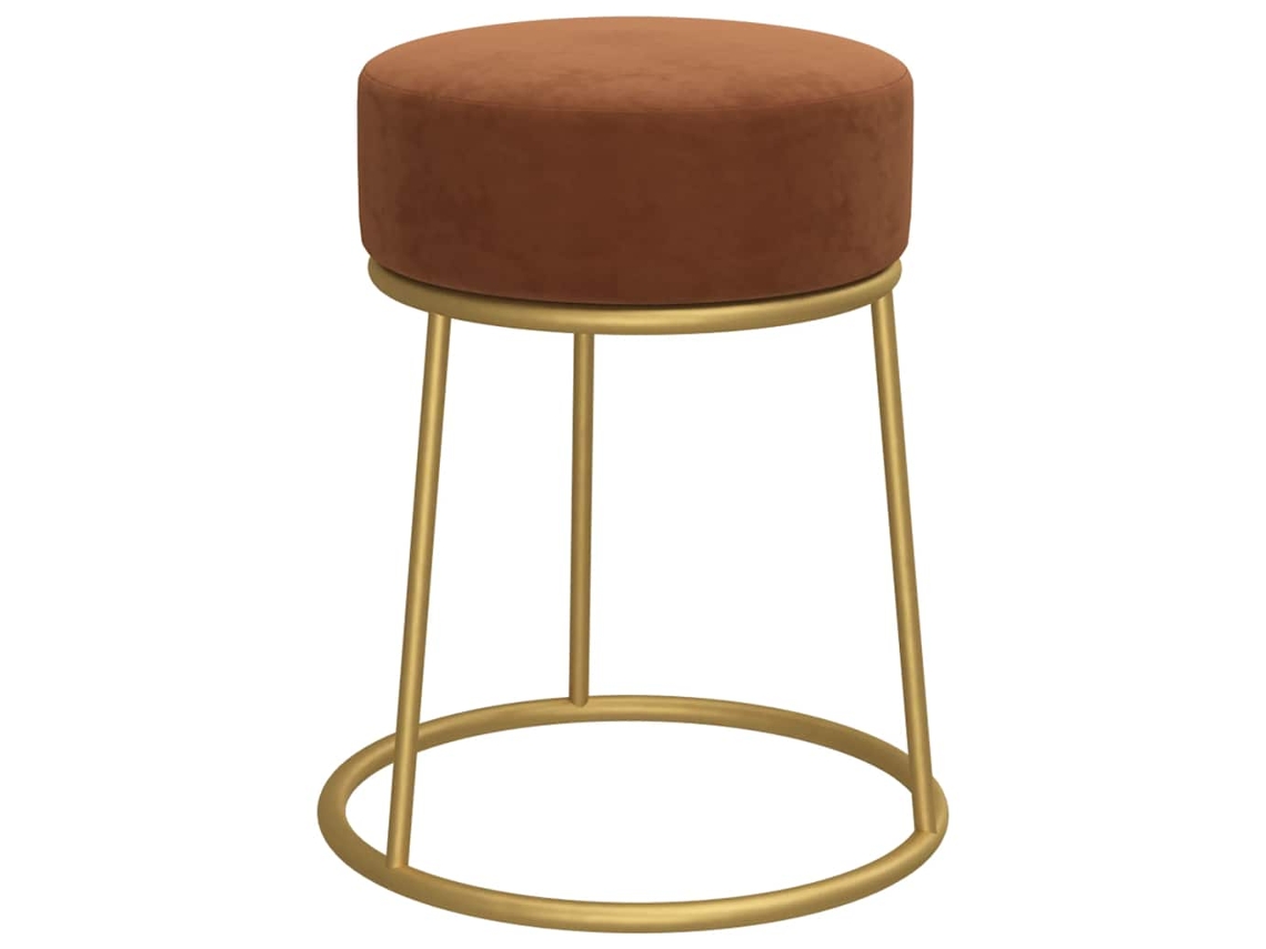 Hocker, Hockers Vidaxl Marrom Veludo (n/a)
