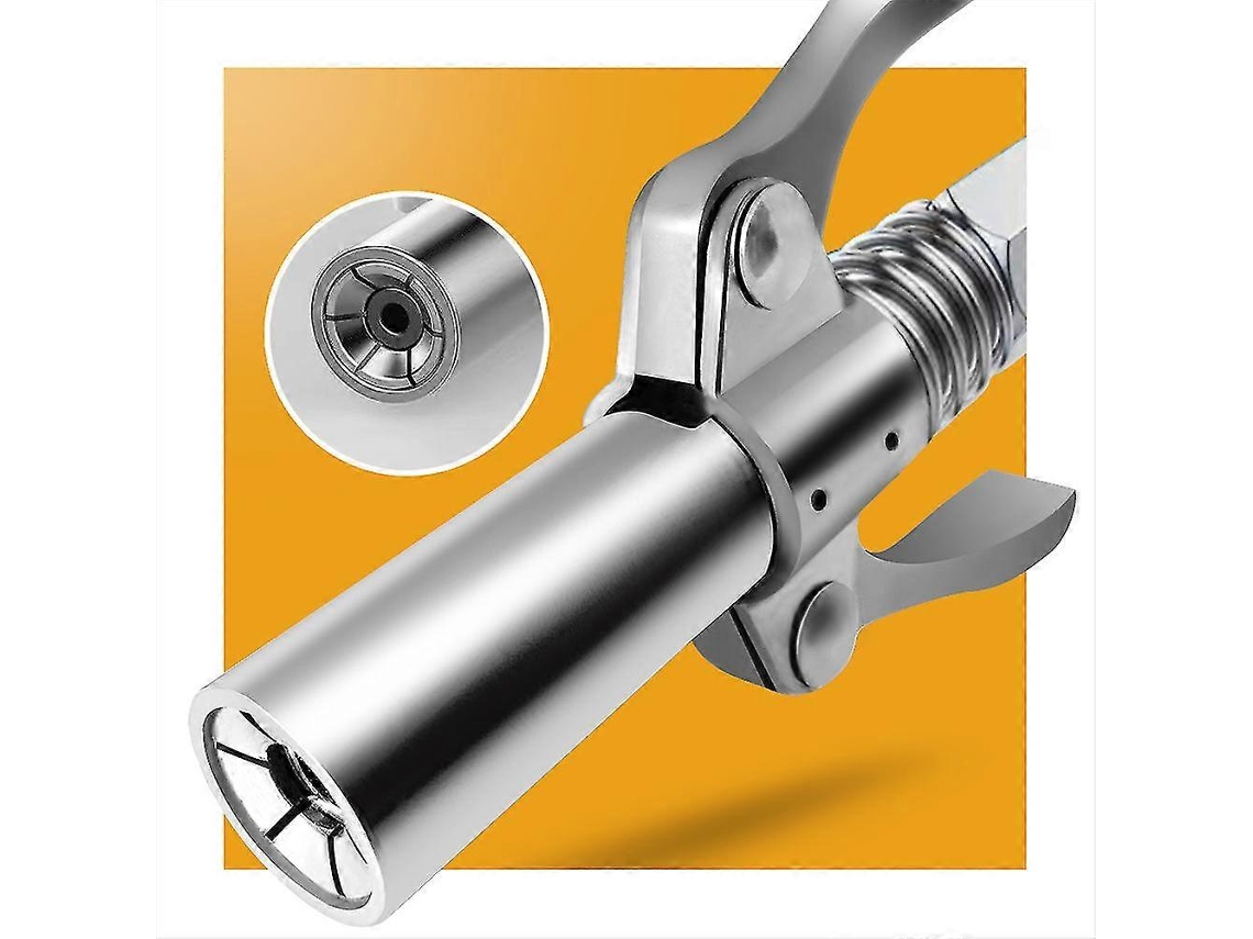 Conector de pistola de graxa 10000 PSI, aço inox | S/MARCA