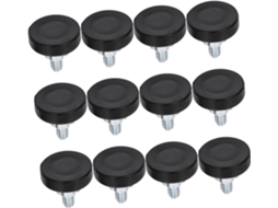 Conjunto De 12 Pés Niveladores Ajustáveis Para Móveis, Com Base Em Material Especial, Ideais Para Mesas, Cadeiras, Sofás