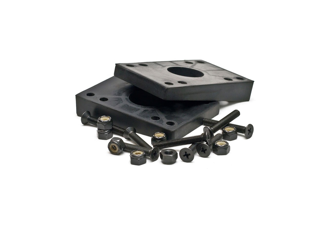 2 Angled Risers And 8 Bolts Pretomindless Longboards