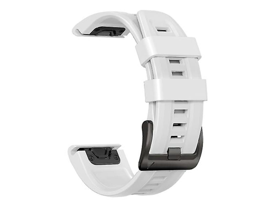 Lurelia Pulseira De Relógio Silicone Branca 22 Mm, Compatível Com Garmin Fenix 7/ 6 Pro/ 5 Plus