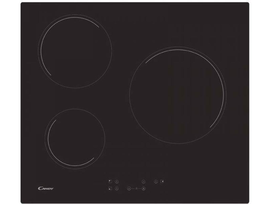 Placa Vitrocerâmica CANDY CH63CT (Elétrica - 59 cm - Preto)