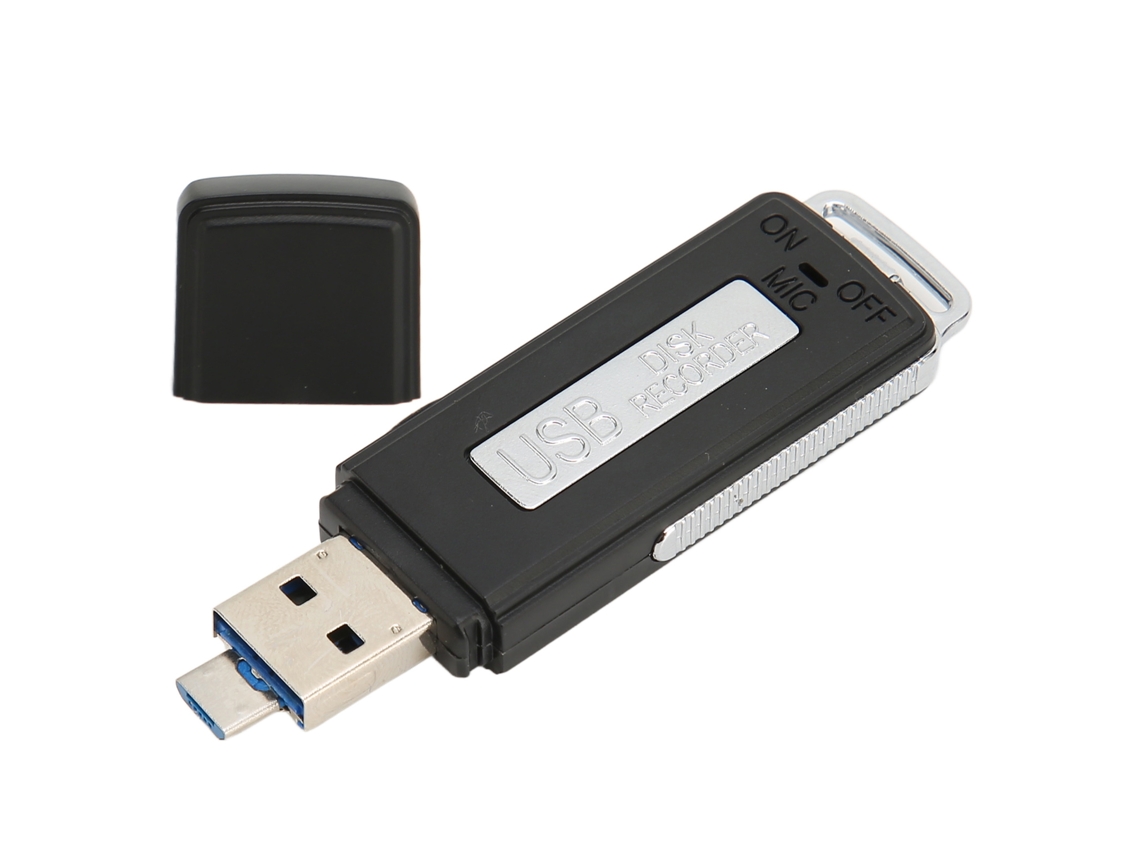 Gravador de áudio com interface USB dupla, redução de ruído, EOOCOO