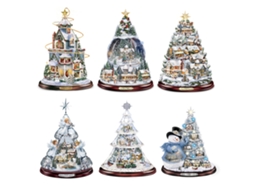 Adesivos De Árvores De Natal Com Ornamentos De Cristal E Decalques