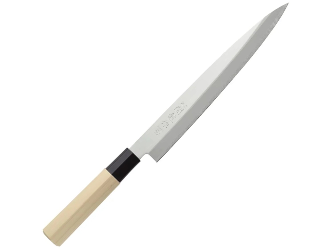 Nóż Japoński Sashimi Z Drewnianą Rączką 210 Mm HENDI 845059
