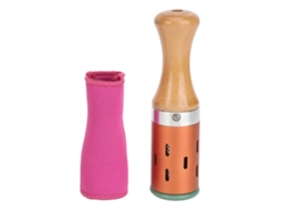 Varilla De Moxibustión Facial Con Cabeza De Piedra Jade, Doble Agujero Y Funda De Tela Para Abdomen, Ojos Y Rostro