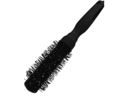 Escova De Cabelo Villcase Para Cabelos Cacheados, Com Rolos De Nylon Preto, Modeladora E Portátil, Ideal Para Secar E