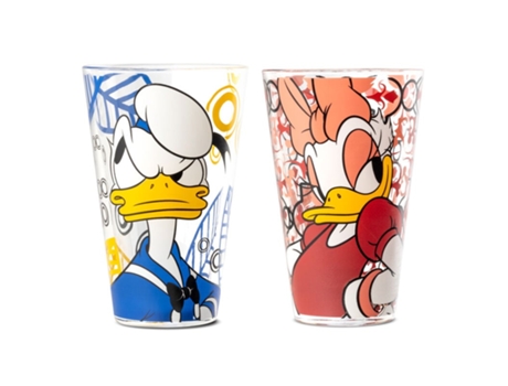 Conjunto de 2 Flocos de Vidro Donald E Daisy, 310 ml Egan