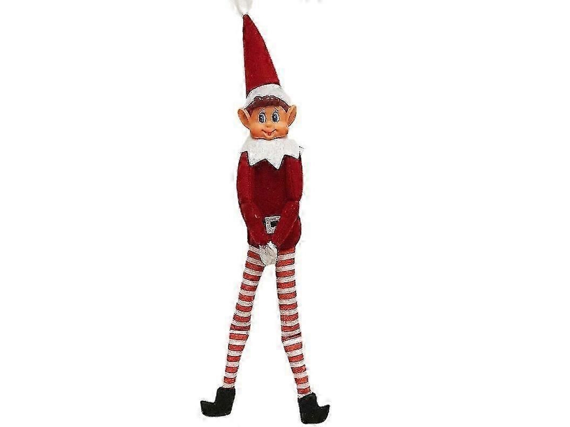 Nova Line 2 pack Boneco de Elfo de Natal Masculino Vermelho Ornamentos de Natal 40cm