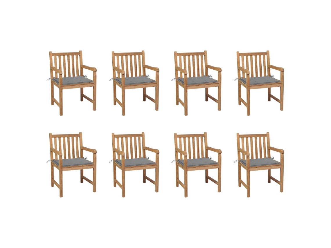 Garden Chair, Garden Chairs Vidaxl Cinzeto Madeira (n/a)