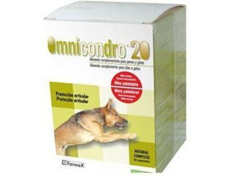 Complemento Alimentar para Cães HIFARMAX Omnicondro 20 (60 Tabletes)