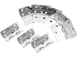Conjunto De 10 Dobradiças Triplas Metal Para Armários E Caixas