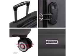 Conjunto de Malas de Viagem ITACA Simoa Cinzento