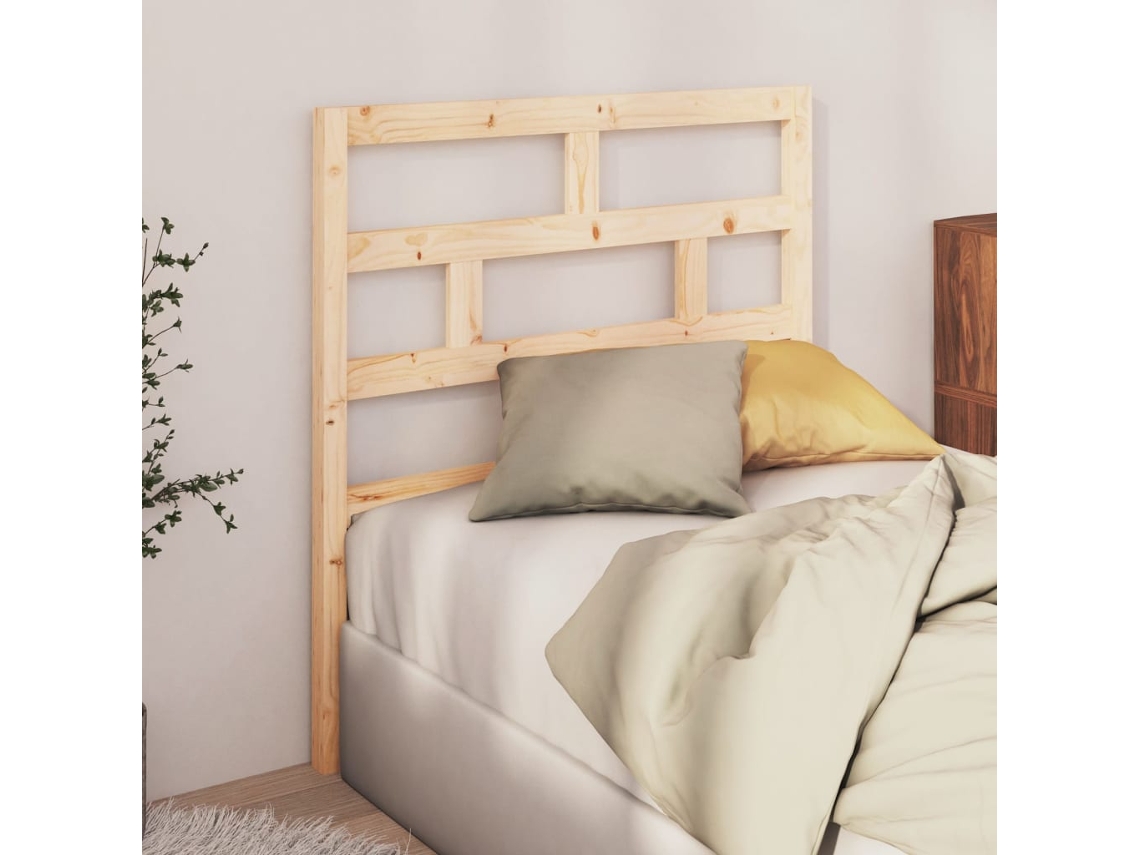 Vidaxl Cabeceira De Cama 96x4x100 Cm Pinho Maciço