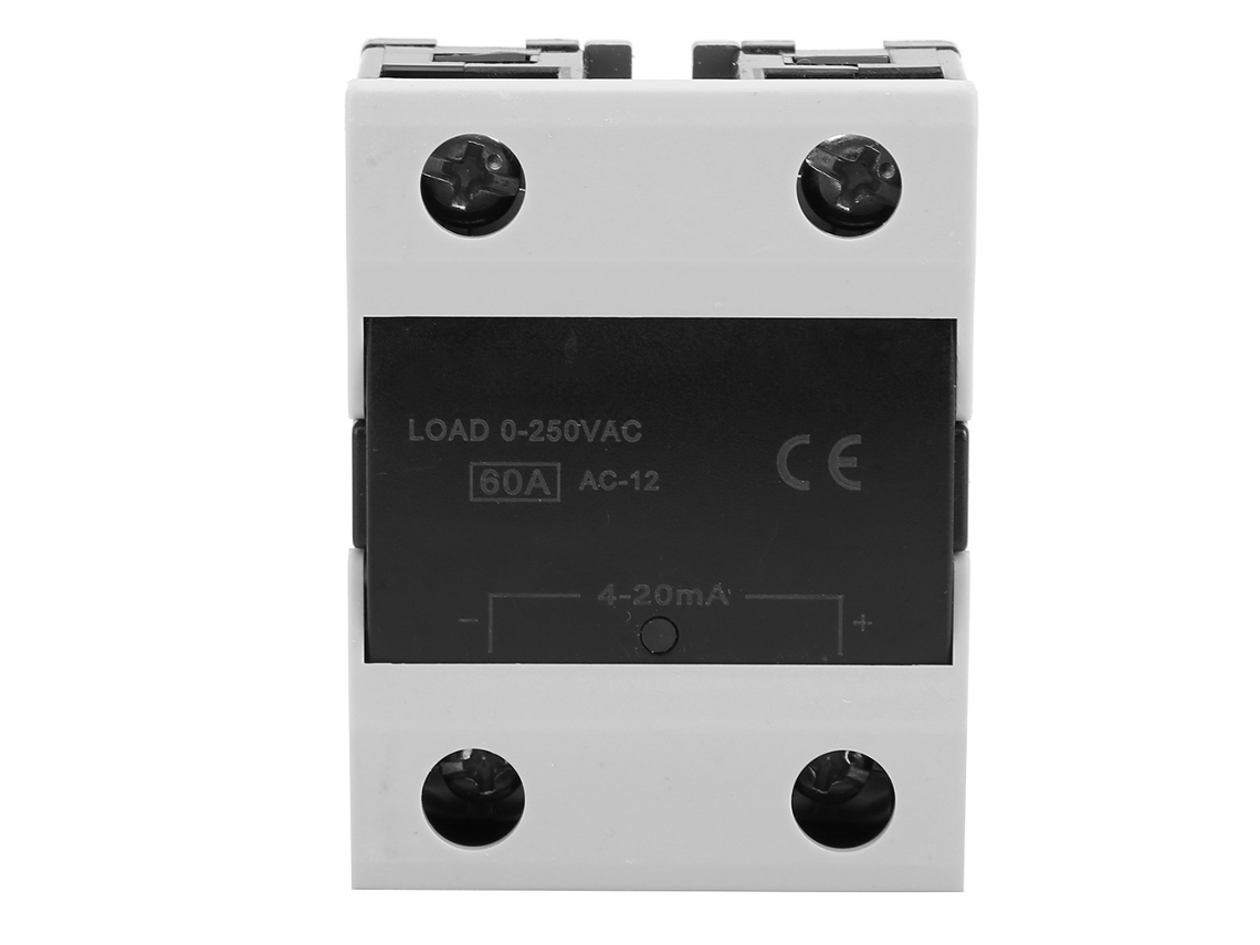 Relé de Estado Sólido Dc ac Brm 60la 40a Accesorio Eléctrico de Aluminio para Industria Led