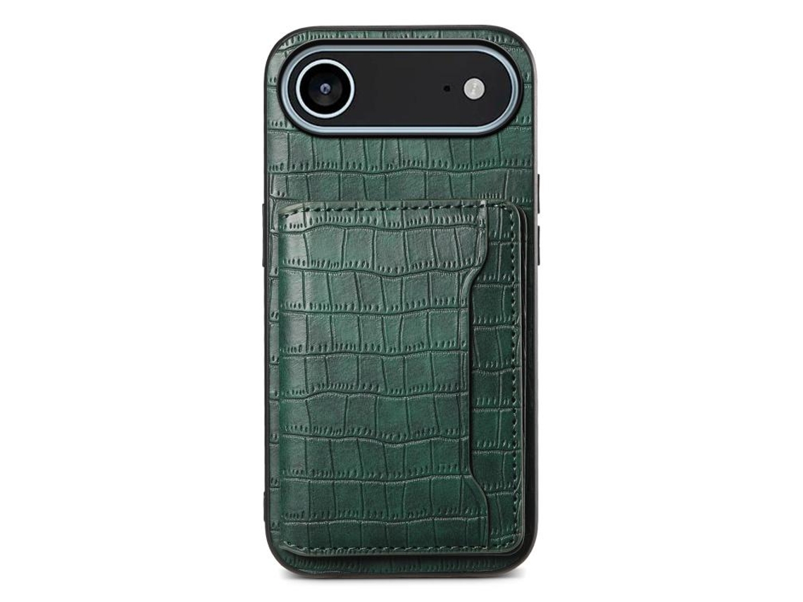 Capa Para Iphone 17 Air Com Textura De Crocodilo - Projetada Para Proteção Completa.