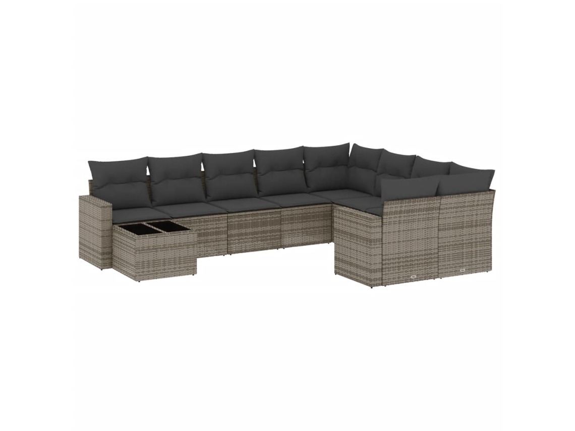 Garden Sofa Set, Garden Sofa Sets Vidaxl Cinzeto Rattan / Vime (n/a)