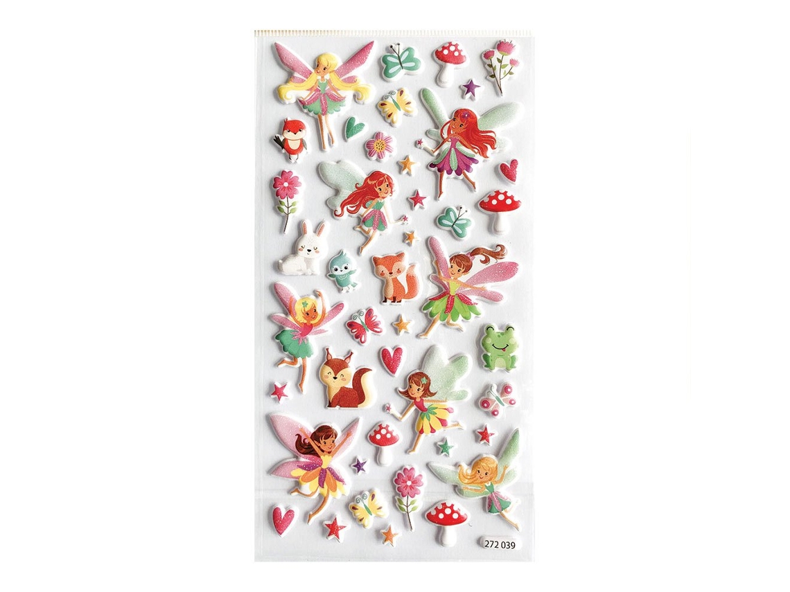 Adesivos Tweeny Foamy Decor Hadas Coloridoglobal Gift