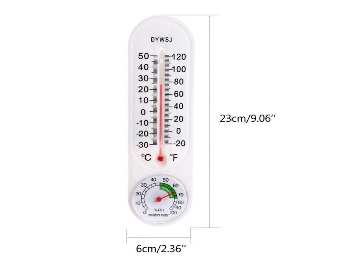 Termômetro E Higrômetro Vertical Para Ambientes Internos, Montado Na Parede, Para Uso Doméstico Em Estufas. Medidor De Temperatura E Umidade Para
