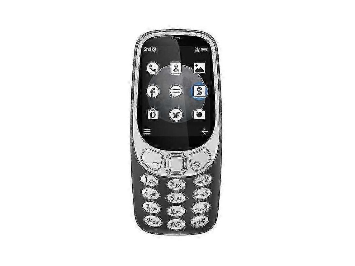 Nokia 3310 Dual Sim - Celular Com Tela Colorida De 2,4 Polegadas, Bateria De Longa Duração, Funções Básicas E Lanterna.