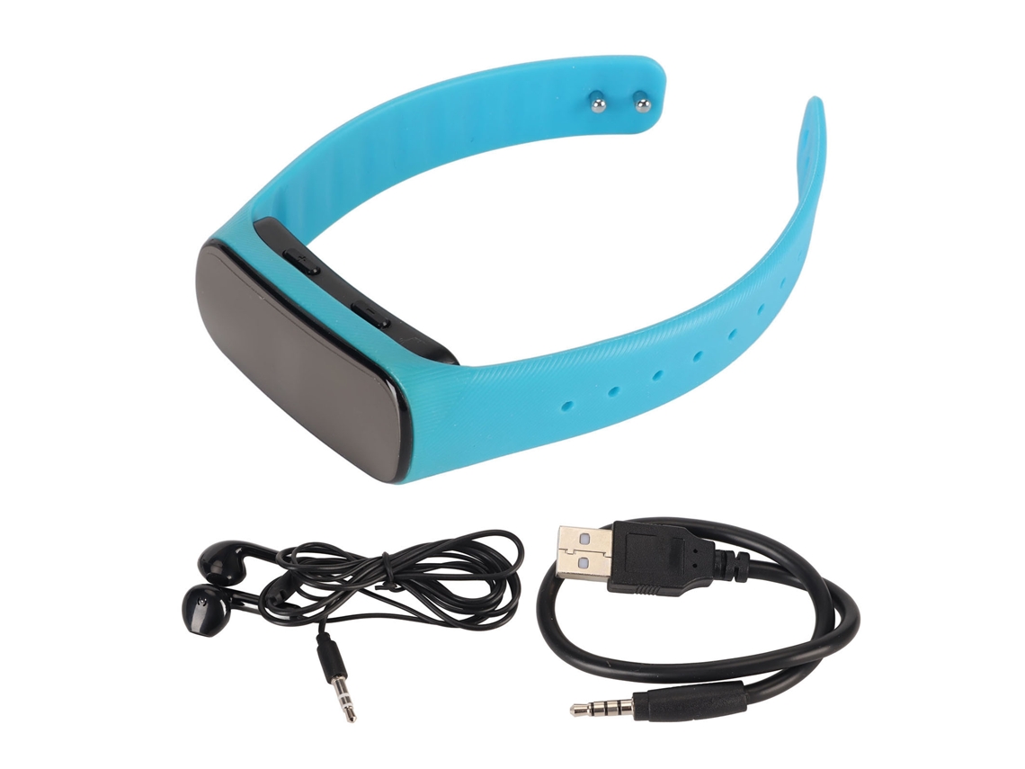Pulseira Gravadora LAXISCREED 32g Azul Mp3 Ruído Reduzido