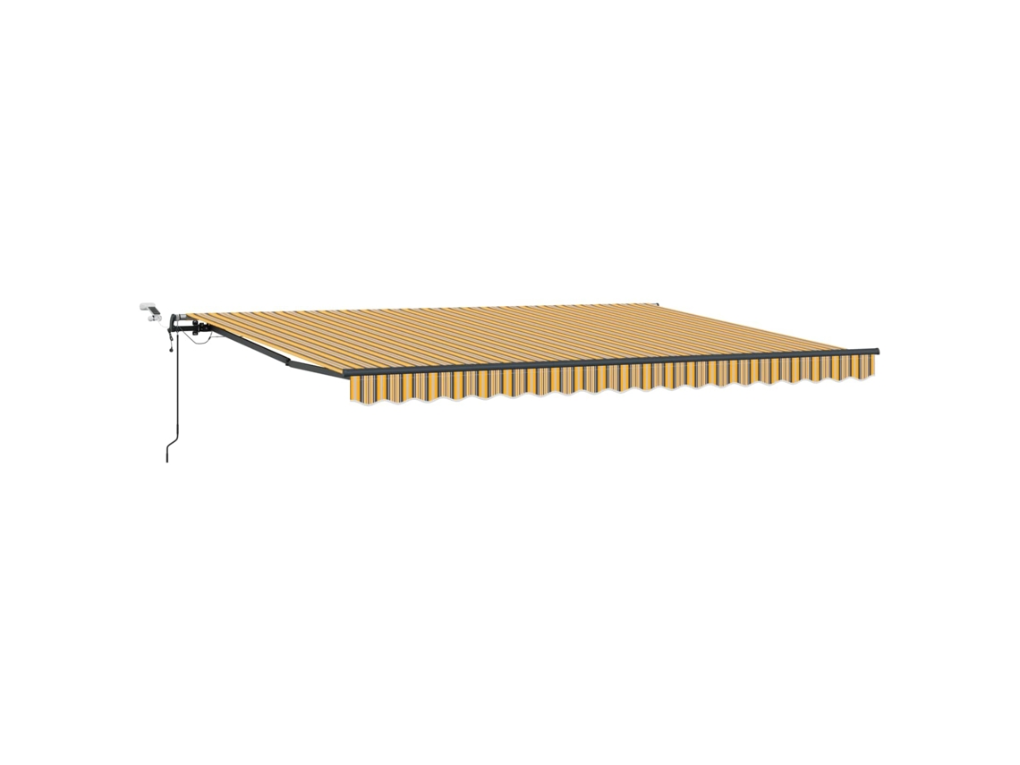 Maison Exclusive - Toldo Retrátil Multicolor 450 × 350 Cm Poliéster
