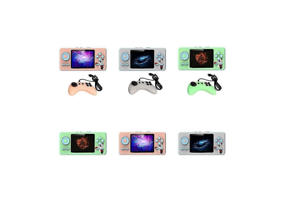Console De Jogos 520, Controle De Jogos Retrô, Tela De 2,4 Polegadas, Console De Jogos Portátil, Modo Para Duas Pessoas Hengjian (a)