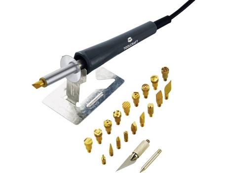 Kit De Pirógrafo 24 Peças Toolcraft Md 30wb 30 W 220 580 °c