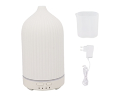 Laxiscreed Difusor Ultrassónico De Aromaterapia Em Cerâmica Com Iluminação Led De 7 Cores Para Ambiente