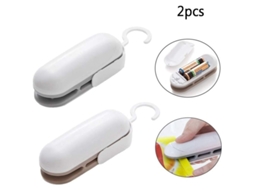 Selladora de Bolsas Mini 2 Piezas com suporte de telefone e gancho S/MARCA