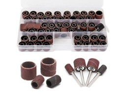 Conjunto de 104 lixas tambor grãos 60 a 320 para furadeira BRILVIBERA