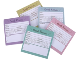Mini adesivos para bloco de notas, ideais para acompanhar aulas, pacote com 5 adesivos em papel para anotações diárias.