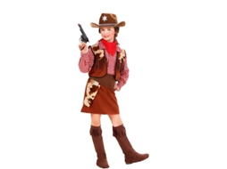 Fato de Cowgirl xadrez para menina