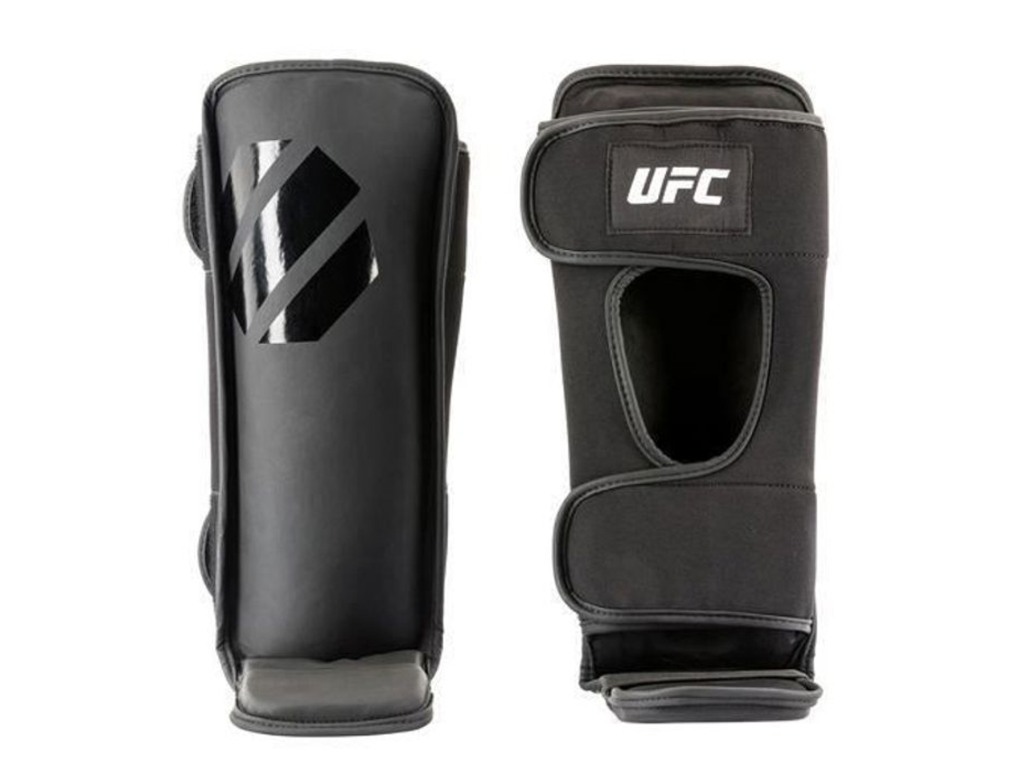 Protetores Reforçados Para Pernas E Pés Ufc Pretos Tamanho P Preto Brilvibera