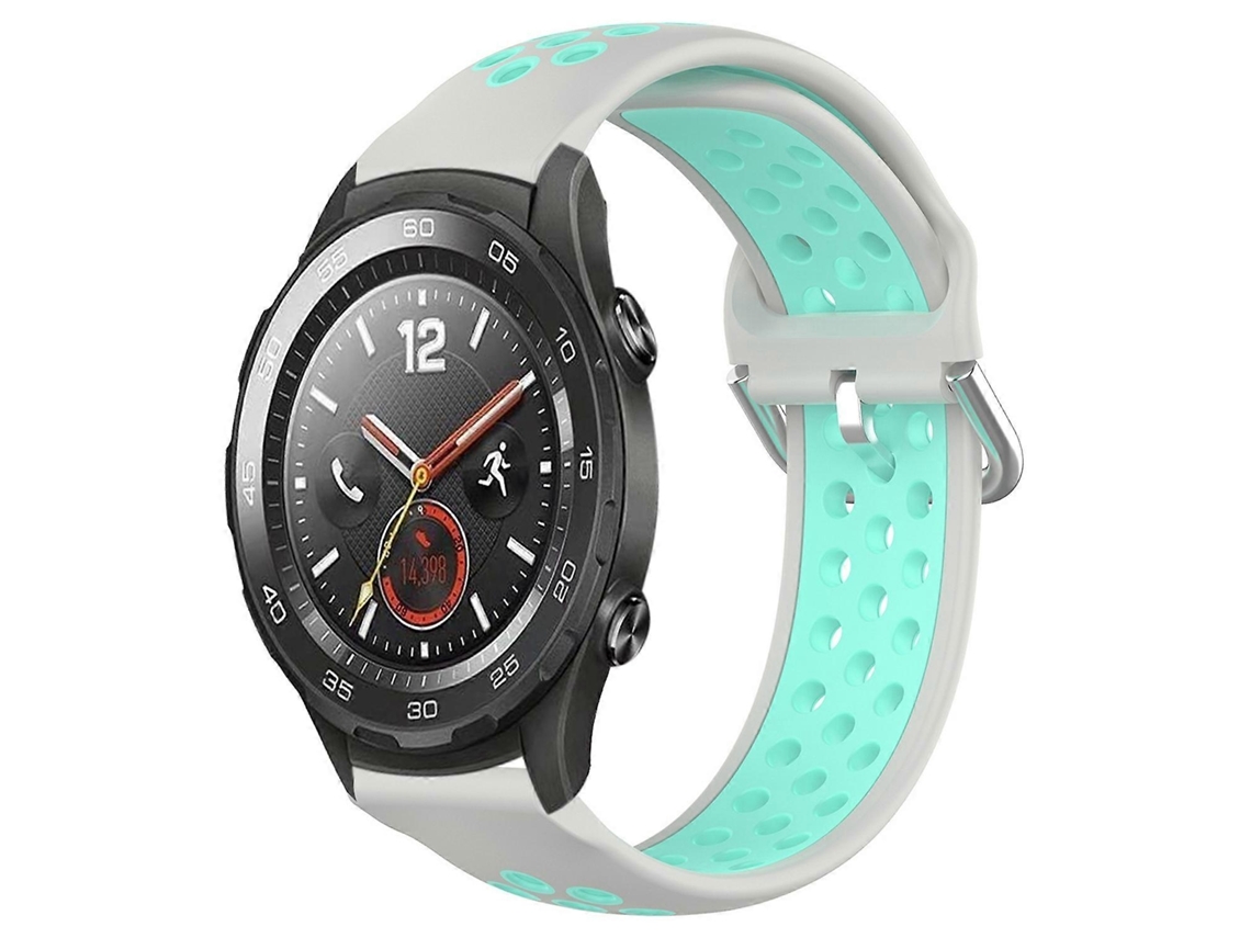 Pulseira De Silicone Esportiva Perfurada E Respirável De 20 Mm Para Huawei Watch 2