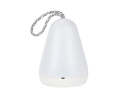 Lâmpada De Mesa Portátil Led Luz Noturna Branca Com Controle Remoto E Dimmer Usb Recarregável