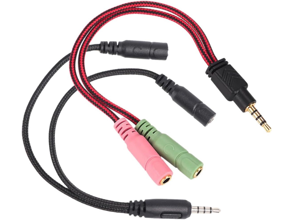 Cabo De Rede Simples De 3,5 Mm Para Celular, 20 Cm, Pacote Com 2 Unidades.