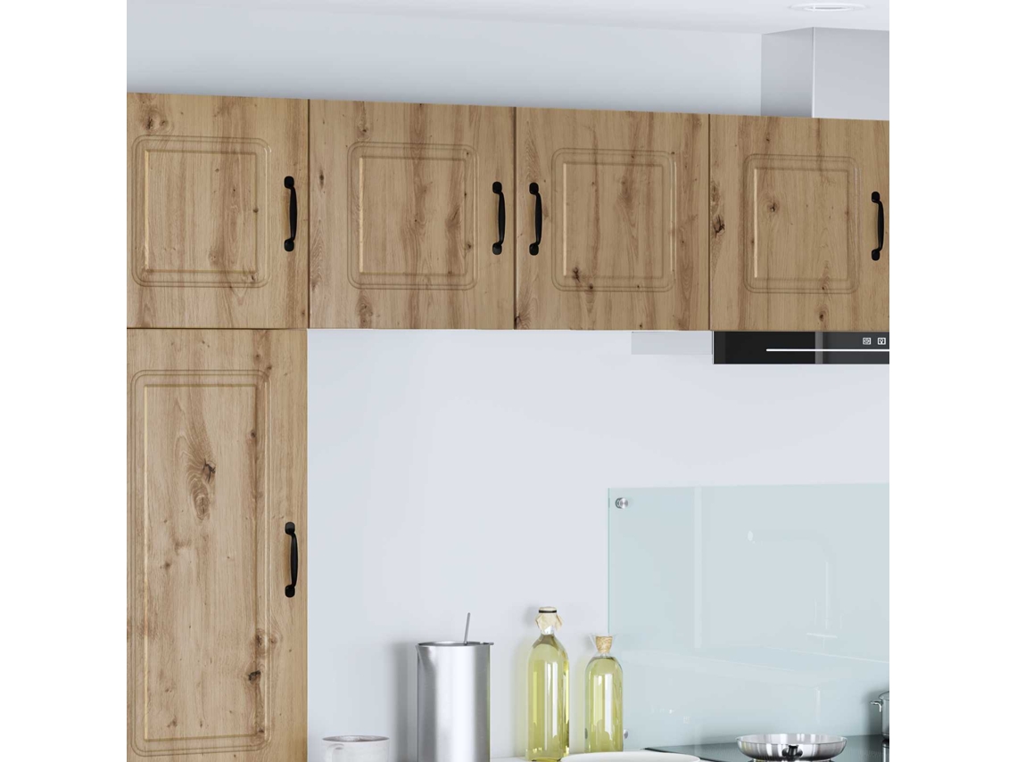Vidaxl Painel De Lava-louça Kalmar 2 Pcs Carvalho Artesanal