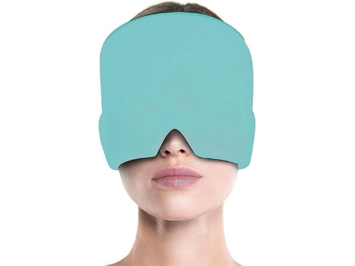 Gel Fasst para terapia com frio e chapéu quente para alívio de dores de cabeça e enxaquecas durante a quimioterapia.