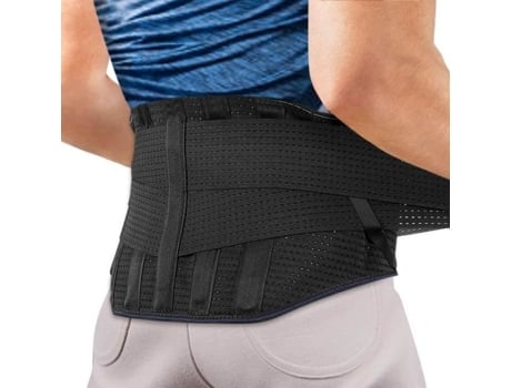 Cinta Lombar De Qualidade Médica Agptek Para Alívio Da Dor E Lesões, Ajustável, Respirável E Elástica, Unissex Xl