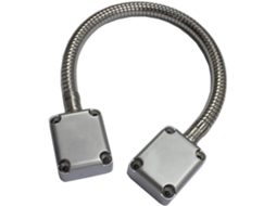 Cabo De Controle De Acesso Defender Em Aço Inoxidável, Com Manga De Montagem Em Aço Inoxidável Exposta.