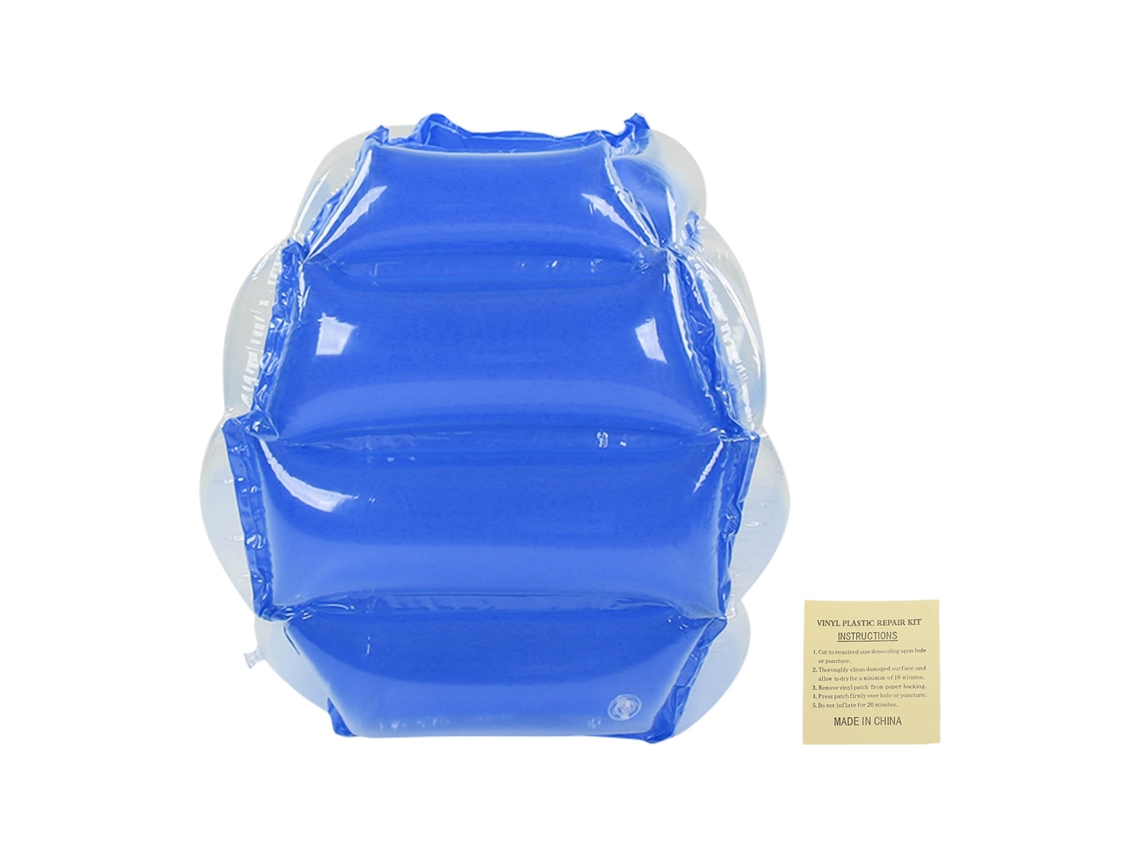 Primerox bola Inflável de Bolha Pvc Segura Bumper Bounce para Reuniões Familiares Piqueniques Acampamentos Azul