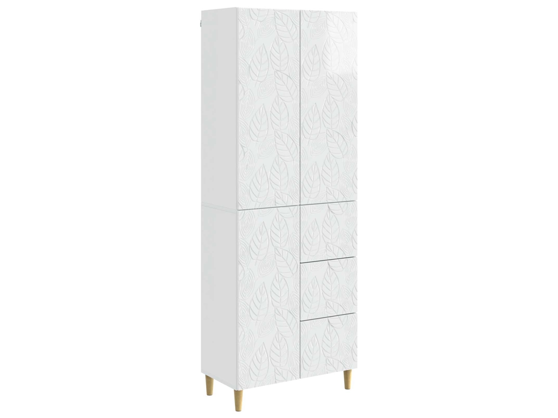 Vidaxl 2 Pcs Branco Brilhante