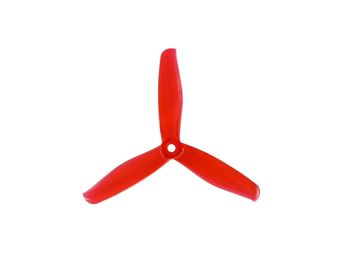 Hélice de Policarbonato de 3 Pás, 5,1 Polegadas, Azul Transparente, 2 Pares / 6 Pares, para Drone de Corrida Fpv F9a a Soccer Rc MDUG (pc)