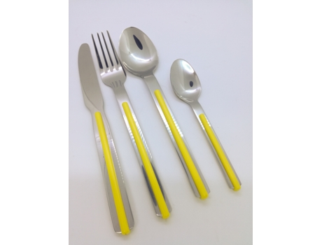 Talheres Studio Nova Jolan Amarelo 24 Peças