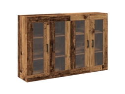 Conjunto 2 Armários De Parede Vidaxl Castanho Derivados De Madeira (69,5 X 34 X 90 Cm)