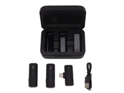Microfone Lavalier Sem Fio Profissional Com Redução De Ruído Plug And Play Para Stream E Gravação