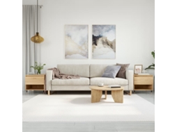 Vidaxl Mesas De Centro 2 Pcs 50x46x50cm Deriv. Madeira Carvalho Sonoma